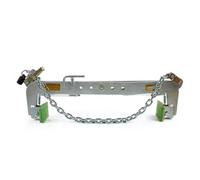 LSOPCYE Pince Levage Pierre Robuste avec chaîne, capacité Levage 1800 kg/3968 LB, Ouverture réglable, Pinces de Levage de Pierre, avec Protection en Caoutchouc(23in/400kg/881lb)