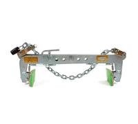 LSOPCYE Pince Levage Pierre Robuste avec chaîne, capacité Levage 1800 kg/3968 LB, Ouverture réglable, Pinces de Levage de Pierre, avec Protection en Caoutchouc(17in/325kg/716lb)