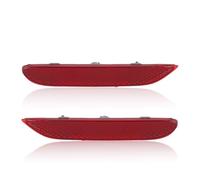 Lspbfkq Catadioptre Pare-Chocs Arrière pour Nissan pour Qashqai pour Altima 2019 2020 Ensemble réflecteur de Pare-Chocs arrière Gauche + Droite Rouge