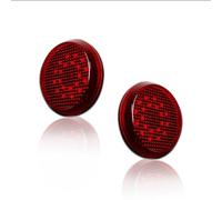 Lspbfkq Catadioptre Pare-Chocs Arrière pour Toyota pour Scion IQ pour Scion XB, pour Corolla Rouge LED Voiture Pare-Chocs arrière réflecteur Queue/Feux de freinage(Clear Red Lens)