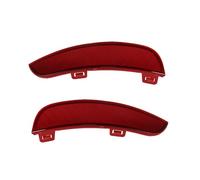 Lspbfkq Catadioptre Pare-Chocs Arrière pour Volvo S40 V50 2008-2015 30763345 30763346 Feu Stop Gauche Droit Feu Stop Réflecteur Pare-Chocs Arrière Lampe Lentille Lumière(Deep Red 1set)