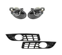 Lspbfkq Feux anti-brouillard auto Pour VW Pour Passat B6 2006-2011 Pare-chocs Avant Antibrouillard Couvercle Gril Lunette Phare Voiture Assemblée Antibrouillard(Halogen and Covers)