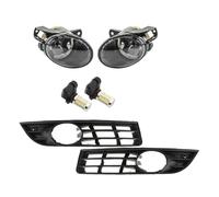 Lspbfkq Feux anti-brouillard auto Pour VW Pour Passat B6 2006-2011 Pare-chocs Avant Antibrouillard Couvercle Gril Lunette Phare Voiture Assemblée Antibrouillard(LED Fog and Covers)