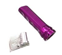 Lspbfkq Manchon Deprotection Antidérapant Aluminium Poignée Frein Main Voiture Diamètre Inférieur 2,3 Cm Pommeau Levier Vitesse(Purple)