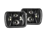 Lspbfkq phares avant Phare Rectangulaire Carré Avec Clignotant Et Feu Jour Simple (DRL) 5x7 55W À LED Pour Jeep Pour Cherokee XJ Feux avants auto(2X headlight)