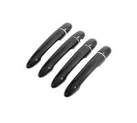 Lspbfkq Poignée de Porte Extérieure de Voiture Autocollant Antirouille ABS Pour Poignée Porte Extérieure Voiture Pour Megane II MK2 2003 2004 2005 2006 2007 2008(No Button 4 Door)