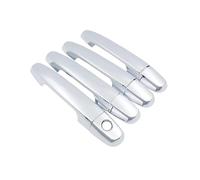 Lspbfkq Poignée de Porte Extérieure de Voiture Poignées Porte Voiture En Fibre Carbone Ou Chromées, Pour Peugeot 108 (2015-2019)(1Keyholes 4door A)