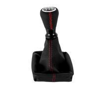 Lspbfkq Pommeau De Levier Pour Peugeot 206 406 Transmission Manuelle 5 Vitesses Housse De Poignée De Levier De Vitesses En Cuir Housse(Red)