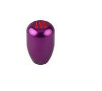 Lspbfkq Pommeau Levier Commande Universel Alliage Aluminium 5 Vitesses Tête Changement Vitesse Voiture Poignée Couleur Carbone Pommeau Levier Vitesse(5 Purple)