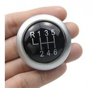 Lspbfkq Pour A4 B6 B7 B8 A6 S4 8K A5 8T Q5 8R S Line 5/6 Capuchon Numéro Vitesse Pommeau Levier Pommeau Levier Vitesse(R123456 Silver)