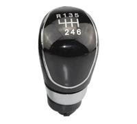 Lspbfkq Pour Ford Pour Focus MK3 MK2 Pour Mondeo MK4 Pour Fiesta MK7 Pour Galaxy Pour Kuga 2008-2013 5/6 Pommeau Levier Vitesse Tête Bâton Poignée Pommeau Levier Vitesse(6 Speed)