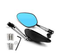 Lspbfkq Retroviseur Moto Embout de Guidon Rétroviseur Latéral De Moto CNC pour CB1000R pour CB1300 pour CB600F(Argent)