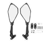 Lspbfkq Retroviseur Moto Embout de Guidon Rétroviseurs Moto Pliables Noirs Remplacement pour Ninja 300 250 Et pour ZX6R