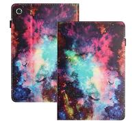 LSPCASA Coque pour Lenovo M10 Plus 3rd Gen PU+TPU Coque Lenovo Tab M10 Plus 3rd Gen Réveil/Veille Automatique Coque Tablette Lenovo Etui Lenovo Tab M10 Plus 3rd Gen Ciel étoilé