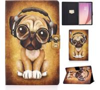 LSPCASA Coque pour Lenovo Tab M9 9 Pouces TB310FU 2023 Housse Tablette Lenovo Tab M9 9" Protection PU Cuir avec Fente pour Carte Support Flip Portefeuille Étui Shar Pei