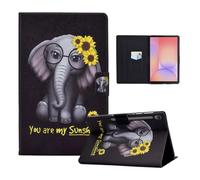 LSPCASA Étui pour Samsung Galaxy Tab S10 Lite 10,9" 2025 Étui SM-X400 SM-X406B en cuir synthétique à rabat pour Galaxy Tab S10 Lite avec support et compartiments pour cartes Étui pour tablette Motif