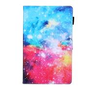 Lspcase Coque Galaxy Tab A 8 Pouces Housse Etui Flip Stand Portefeuille PU Cuir Tablette Protecteur avec Fente pour Carte pour Samsung Galaxy Tab A 8.0 2019 SM-T290 / SM-T295 Ciel étoilé