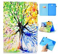 Lspcase Coque pour Samsung Galaxy Tab A 8 Pouces SM-T350 T355 Folio Flip Stand Smart Etui Case Cover pour Samsung Galaxy Tab A 8 avec Porte-Stylo, Carte de Slot et Magnétiques Arbre de Vie