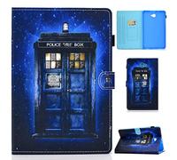 Lspcase Coque Samsung Tab A6 10.1 SM- T580 / SM-T585, Housse PU Cuir Coque Porte-Stylo Flip Cover Stand Etui de Fonction Réveil/Sommeil Automatique pour Samsung Galaxy Tab A 10.1 2016 Boîte de Police