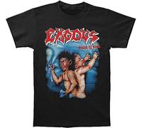 LSQ&SL Exodus Men's Bonded by Blood T-Shirt Black Manches Courtes(Medium)