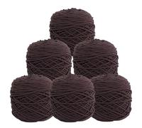 LSQXSS Kit de fil acrylique pour crochet et tricot pour débutants,fil 8 brins pour pistolet à touffeter,tricot à la main d'écharpes et de bonnets,fil pour la fabrication de tapis,7 onces par écheveau