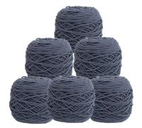 LSQXSS Kit de fil acrylique pour crochet et tricot pour débutants,fil 8 brins pour pistolet à touffeter,tricot à la main d'écharpes et de bonnets,fil pour la fabrication de tapis,7 onces par écheveau