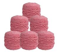 LSQXSS Kit de fil acrylique pour crochet et tricot pour débutants,fil 8 brins pour pistolet à touffeter,tricot à la main d'écharpes et de bonnets,fil pour la fabrication de tapis,7 onces par écheveau