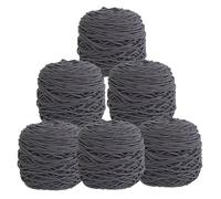 LSQXSS Kit de fil acrylique pour crochet et tricot pour débutants,fil 8 brins pour pistolet à touffeter,tricot à la main d'écharpes et de bonnets,fil pour la fabrication de tapis,7 onces par écheveau