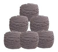 LSQXSS Kit de fil acrylique pour crochet et tricot pour débutants,fil 8 brins pour pistolet à touffeter,tricot à la main d'écharpes et de bonnets,fil pour la fabrication de tapis,7 onces par écheveau