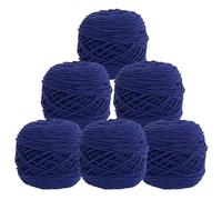 LSQXSS Kit de fil acrylique pour crochet et tricot pour débutants,fil 8 brins pour pistolet à touffeter,tricot à la main d'écharpes et de bonnets,fil pour la fabrication de tapis,7 onces par écheveau