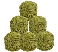 LSQXSS Kit de fil acrylique pour crochet et tricot pour débutants,fil 8 brins pour pistolet à touffeter,tricot à la main d'écharpes et de bonnets,fil pour la fabrication de tapis,7 onces par écheveau