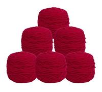 LSQXSS Kit de fil acrylique pour crochet et tricot pour débutants,fil 8 brins pour pistolet à touffeter,tricot à la main d'écharpes et de bonnets,fil pour la fabrication de tapis,7 onces par écheveau
