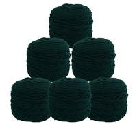 LSQXSS Kit de fil acrylique pour crochet et tricot pour débutants,fil 8 brins pour pistolet à touffeter,tricot à la main d'écharpes et de bonnets,fil pour la fabrication de tapis,7 onces par écheveau