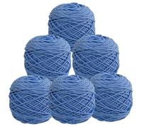 LSQXSS Kit de fil acrylique pour crochet et tricot pour débutants,fil 8 brins pour pistolet à touffeter,tricot à la main d'écharpes et de bonnets,fil pour la fabrication de tapis,7 onces par écheveau