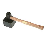 LSR Tools Marteau de carreleur rectangulaire 1500 g, avec tête anvulkanisiertem, 30170150