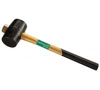 LSR TOOLS Marteau Maillet en Caoutchouc64 mm Taille 2 avec Manche en Bois, 30350400 DIN 5128