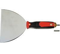lsr tools Schraubgriffspachtel PH2 150 mm) Manche bi-matière, antirouille, wit.