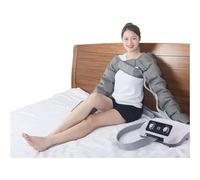 LSRFXF Masseur électrique de Compression d'air pour Jambe/Bras/Taille, Pressothérapie de Drainage lymphatique à 6 Chambres à air pour la Relaxation de la Douleur