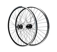 LSRRYD Freins À Disque/V Paire De Roues De VTT 26 27,5 29 Pouces 32 Trous Roues Avant Et Arrière en Alliage D'aluminium, 100/135mm QR, Cassette 7-8-9-10-11-12 Vitesses, 2016g(Black,27.5inch)
