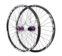 LSRRYD Paire De Roues VTT 24" 26" 27,5" 29" Roues Avant Et Arrière À Dégagement Rapide 100×9mm/135×10mm, Jantes en Alliage D'aluminium À Frein À Disque, 32 Trous(26",1 Pair)