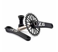 LSRRYD Pédalier de vélo de Montagne 175mm Plateau 32-48T 8-12S avec BB 68mm