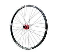 LSRRYD Roues Avant Et Arrière for VTT 26" 27,5" 29" Paire De Roues À Axe Traversant 110 * 20/142 * 12mm Jantes À Double Couche for Cassette 7-12 Vitesses, Frein À Disque(27.5" Red,Front Wheels)