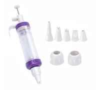 LSRVNM Pistolets à Crème, Pistolets à Biscuits avec 7 Douilles, Seringue de Décoration de Desserts, Buse de Passepoil, Outils de Décoration de Gâteaux à Faire Soi-même