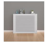LSSHQ Cache-radiateur Lattes de Gril À Modernes Armoire en MDF, Grille Horizontales, Cloison Verticale Adaptées Au Salon(19.6x23.6x7.8in/50x60x20cm)