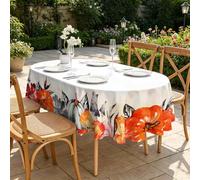 LSSLK Nappe Ovale 180x240 cm Fleurs d'automne