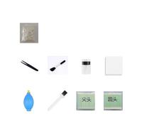 LSSSWM Kit d'outils de Nettoyage for épisseuse de Fibres optiques, essuyage sans poussière for Instruments, Coton-Tige en Papier, Entretien, dépoussiérage(Khaki)