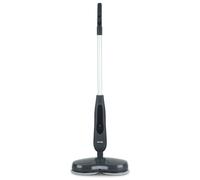 H.Koenig Serpillière électrique sans Fil LST70, Lustreuse, Vadrouille électrique, Capacité 250ml, Lumière LED, Pulvérisateur d'eau, Parquet et Carrelage, 4 Tampons