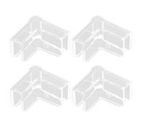 LSTTBO Accessoires d'aquarium - Protection de bords d'aquarium en acrylique résistant aux chocs - Protection d'angle de table pour bébé - Verre transparent