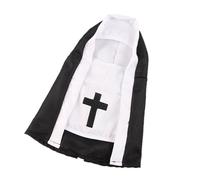 LSTTBO Cape d'Halloween Instagrammable pour animal de compagnie - Costume créatif et amusant pour chats et chiens - Accessoire de séance photo - Cadeau - Cape de nonne