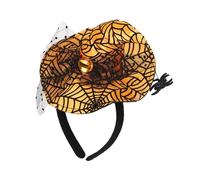 LSTTBO Chapeau de sorcière d'Halloween pour cosplay, toile d'araignée, chapeau de magicien, bandeau pour adulte, unisexe, accessoires de costume, couvre-chef de cosplay